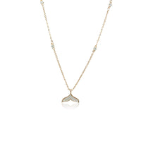 Mermaid Tail Cubic Zirconia Necklace.