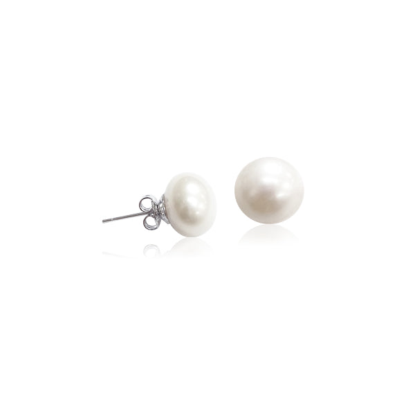 12-13mm Freshwater Pearl Stud Earrings.