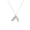 Peanut Cubic Zirconia Necklace.