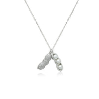 Peanut Cubic Zirconia Necklace.