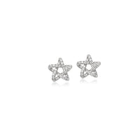 Star Cubic Zirconia Earrings.