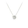 Moon & Star Cubic Zirconia Necklace.