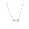 Ribbon Cubic Zirconia Necklace.
