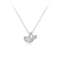Gingko Leaf Mother of Pearl Necklace.