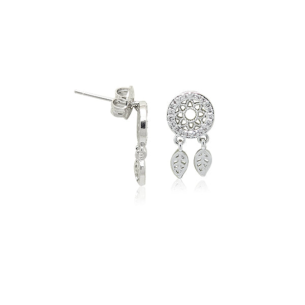 Dream Catcher Cubic Zirconia  Earrings.