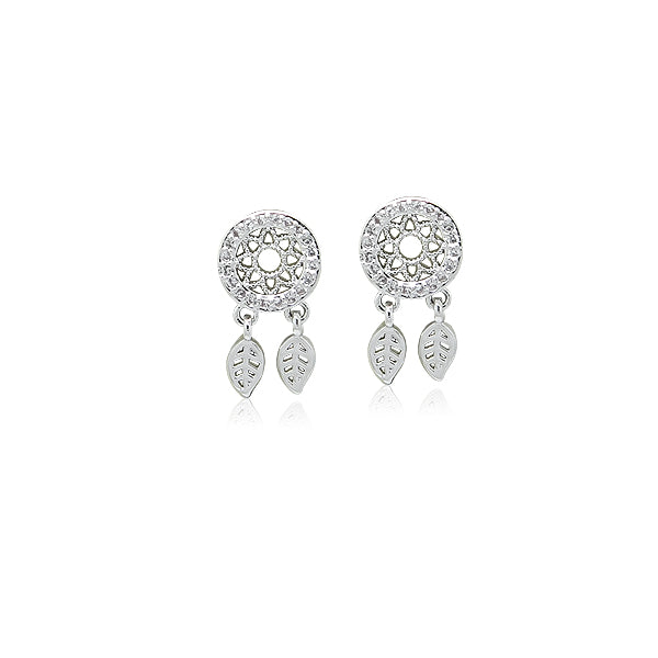 Dream Catcher Cubic Zirconia  Earrings.