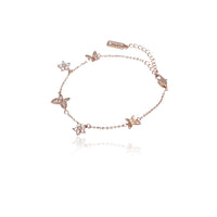 Butterfly & Star Cubic Zirconia Bracelet.