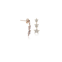 Star Cubic Zirconia Stud Earrings.