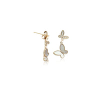 Butterfly Mother of Pearl Earrings.