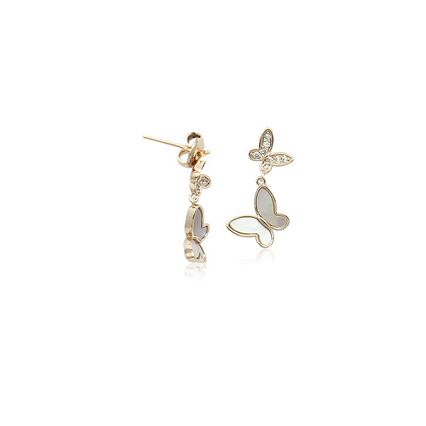 Butterfly Mother of Pearl Earrings.